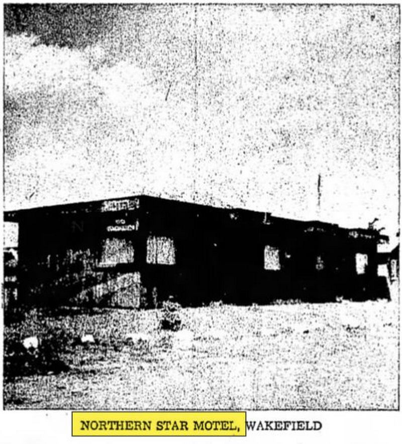 Northern Star Motel (Hiawatha Green Stone Lodge) - 1954 Daily Globe Photo